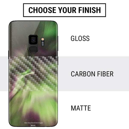 StockTrek Full Sky Aurora Galaxy S9 Skin